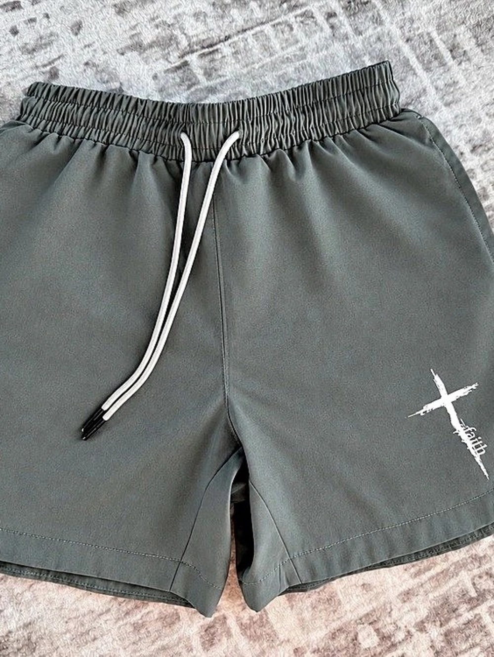 Men's Gray Athletic Shorts